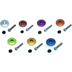 Cinelli - Top Cap With Bolt And Plug 1 1/8" - Logo