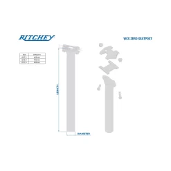 Ritchey - WCS Zero (2-Bolt Design) Seatpost - 0 Mm Offset -Bicycle Components Store ritchey wcs zero 2 bolt design sattelstuetze 0 mm offset4
