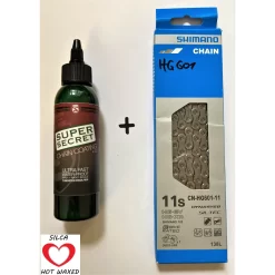 Silca - Secret Chain Blend - Hot Waxed Chain -Bicycle Components Store silca secret chain blend heiss gewachste kette3