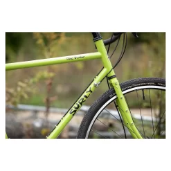 Surly - Disc Trucker Frameset Hi-Viz Black - 700c -Bicycle Components Store surly disc trucker rahmenset hi viz black 700c6