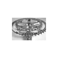 Velo Orange - Grand Cru Drillium 110 Fluted Double Crankset, 34 X 48t -Bicycle Components Store velo orange grand cru drillium 110 fluted double kurbel 34 x 48t3