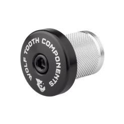 Wolf-tooth Wolf Tooth - Compression Plug Expander + Ahead Kappe With Integrated Spacer Stem Cap 5 Mm - 1 1/8" -Bicycle Components Store wolf tooth compression plug expander ahead kappe mit integriertem 5 mm spacer topcap 1 1 89